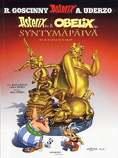 Kansi: Asterixin ja Obelixin syntymäpäivä - Kultainen kirja