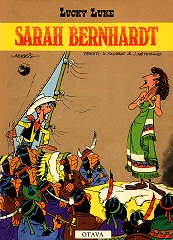 Kansi: Lucky Luke - Sarah Bernhardt