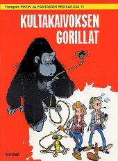 Kansi: Piko & Fantasio - Kultakaivoksen gorillat