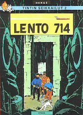 Kansi: Tintti - Lento 714