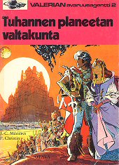 Kansi: Valerian - Tuhannen planeetan valtakunta
